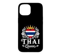 Custodia per iPhone 15 Thai Queen Thailand Flag Proud Thai Woman