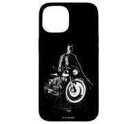 Custodia per iPhone 15 The Batman And His Motorcycle