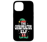 Custodia per iPhone 15 The Chiropractor Elf - Divertente gruppo familiare natalizio