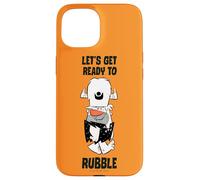 Custodia per iPhone 15 The Flintstones Barney Let's Get Ready to Rubble