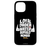 Custodia per iPhone 15 The Flintstones Loyal Order of Water Buffalo