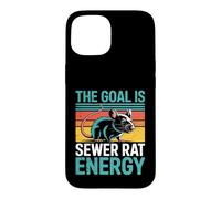 Custodia per iPhone 15 The Goal Is Sewer Rat Energy Meme caotico -