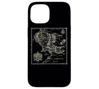 Custodia per iPhone 15 The Lord of the Rings Map of Middle Earth
