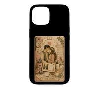 Custodia per iPhone 15 The Lovers Tarot Card Scrapbook Design