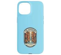 Custodia per iPhone 15 The Narrows Zion National Park Stream - Distintivo per escursioni
