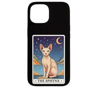 Custodia per iPhone 15 The Sphynx;Carta Dei Tarocchi