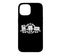 Custodia per iPhone 15 This is How Old I Am - Divertente cassetta con scritta in lingua inglese "This is How Old I Am - anni