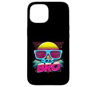 Custodia per iPhone 15 This Is My 80s Bro Costume Party The Sun con occhiali da sole