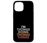Custodia per iPhone 15 Thomas Name Thomas Personalized Name First Given
