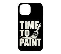 Custodia per iPhone 15 Time To Paint Painter Art Class Umorismo creativo