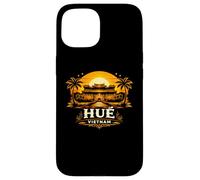 Custodia per iPhone 15 Tinta Vietnam Città Imperiale Tramonto Viaggi Design