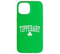 Custodia per iPhone 15 Tipperary Irlanda St Patricks Day Retro Distressed Shamrock