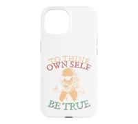 Custodia per iPhone 15 To Thine Own Self Be True.. Shakespeare in Sunglasses Hamlet