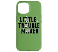 Custodia per iPhone 15 Tom and Jerry Little Trouble Maker