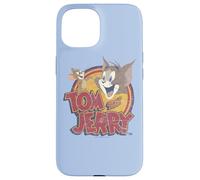 Custodia per iPhone 15 Tom and Jerry Water Damaged colors