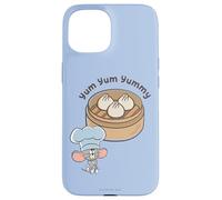 Custodia per iPhone 15 Tom and Jerry Yum Yum Yummy