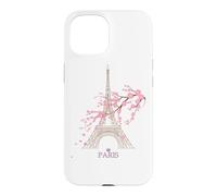 Custodia per iPhone 15 Torre Eiffel di Parigi il segno dell'amore Francia Casa parigina