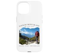 Custodia per iPhone 15 Tour Du Mont Blanc Grandi escursioni d'Europa Escursioni Donna Uomo