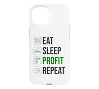 Custodia per iPhone 15 Trader di criptovalute - Mangia ripetizione profitto sonno