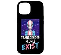 Custodia per iPhone 15 Transgender Alien Lgbtq Transgender Le Persone Transgender