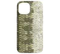 Custodia per iPhone 15 Trotta larga Pesca Pesce Scale Pattern Art