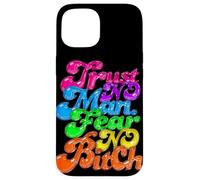 Custodia per iPhone 15 Trust No Man Fear NoOne - Design audace