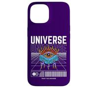 Custodia per iPhone 15 Trust The Universe Pop Energia Elettrica Nuvole Veggente Retro
