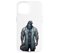 Custodia per iPhone 15 Tuff Pigeon Doctor Viral Meme