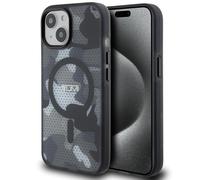 Custodia per iPhone 15 Tumi Frosted Camo MagSafe Hardcase 6.1" Nera