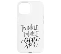 Custodia per iPhone 15 Twinkle Twinkle Little Star, decorazione per cameretta a tema cielo notturno