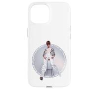 Custodia per iPhone 15 Ufficiale David Bowie Waiting In The Sky Circle Art