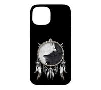 Custodia per iPhone 15 Ufficiale Spiral Wolf Chi Yin Yang Gothic Fantasy