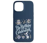 Custodia per iPhone 15 Unbirthday Alice nel Paese delle Meraviglie Compleanno