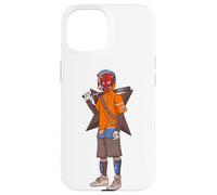 Custodia per iPhone 15 Urban Japanese Anime Devil Masked Read The Bat Warrior