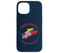 Custodia per iPhone 15 USA Venezuela Puzzle Unity Liberation Day 3 gennaio 2026