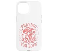 Custodia per iPhone 15 Valentines Day Praying for Love Cowgirl