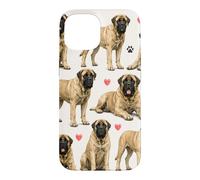 Custodia per iPhone 15 Vecchio Mastino Inglese Modello