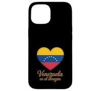 Custodia per iPhone 15 Venezuela en el Corazon Orgullo, Amor y Raíces Venezolanas