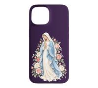 Custodia per iPhone 15 Vergine Maria Preghiera cattolica e devozione mariana