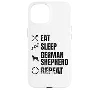 Custodia per iPhone 15 Veterinario programmatore di pastori tedeschi