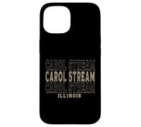 Custodia per iPhone 15 Vintage Carol Stream Illinois