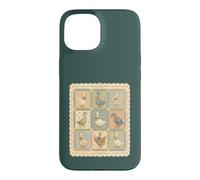 Custodia per iPhone 15 Vintage Cottage Oca Fattoria Animale