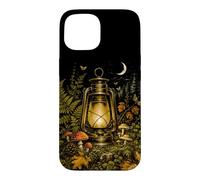 Custodia per iPhone 15 Vintage Foresta Lanterna Autunno Campeggio Natura Boschi For