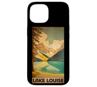 Custodia per iPhone 15 Vintage Parco Poster di Lake Louise