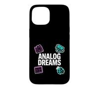 Custodia per iPhone 15 Vintage Synth Audio Engineer Analog Dreams