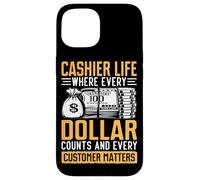 Custodia per iPhone 15 Vita Cassiere Dove Ogni Dollaro Conta E Ogni Cliente Ma