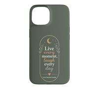 Custodia per iPhone 15 Vivi Ogni Momento Ridi Ogni Giorno Amore