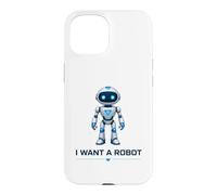 Custodia per iPhone 15 Voglio un robot umanoide