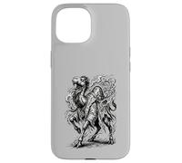 Custodia per iPhone 15 Vuall, gotico, guardiano, di, il, dune, illustrazione