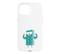 Custodia per iPhone 15 Want To See My Six Pack Giocattoli di costruzione di edifici
